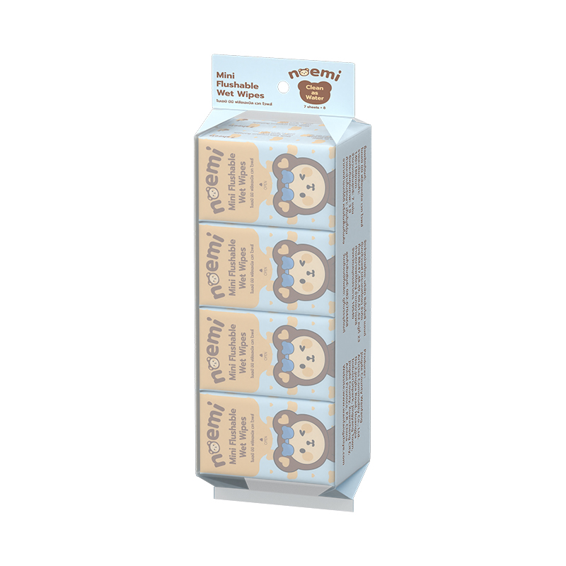 Individual Biodegradable Mini Flushable Wet Wipes Individual Biodegradable Mini Flushable Wet Wipes