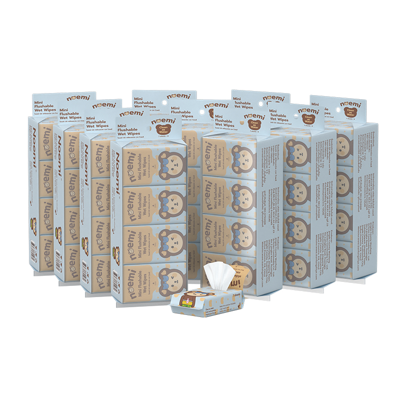 Individual Biodegradable Mini Flushable Wet Wipes Individual Biodegradable Mini Flushable Wet Wipes