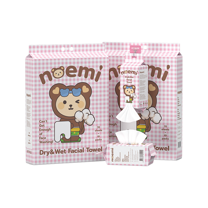 70pc Face wash towel