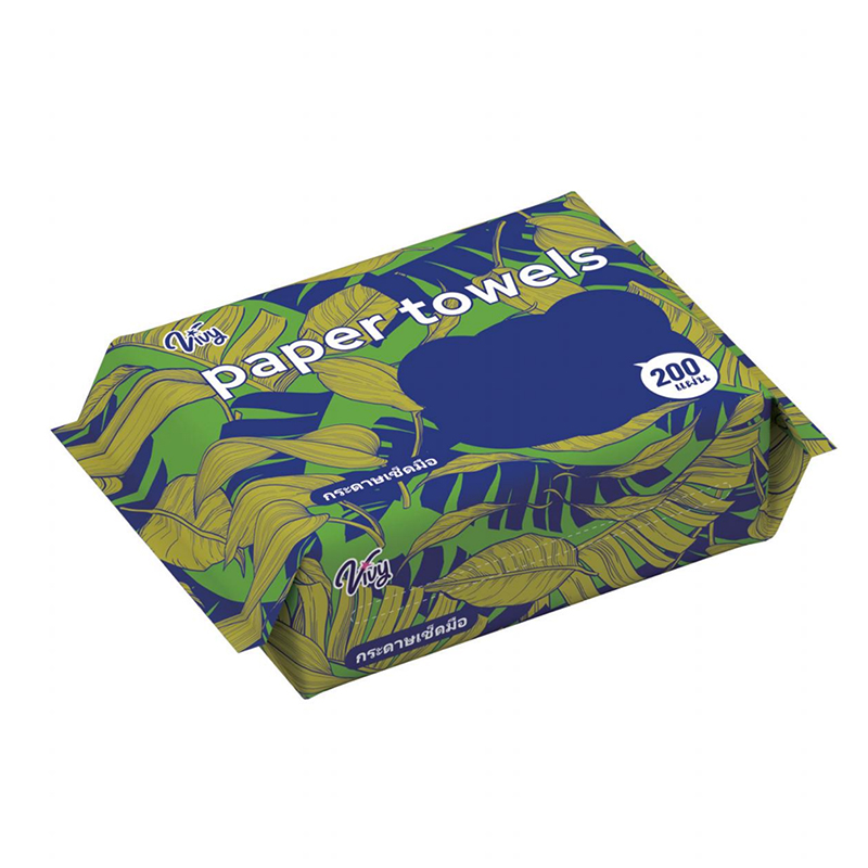 Virgin Pulp Interfolded Hand Towels – 200 Sheets (200×200mm)