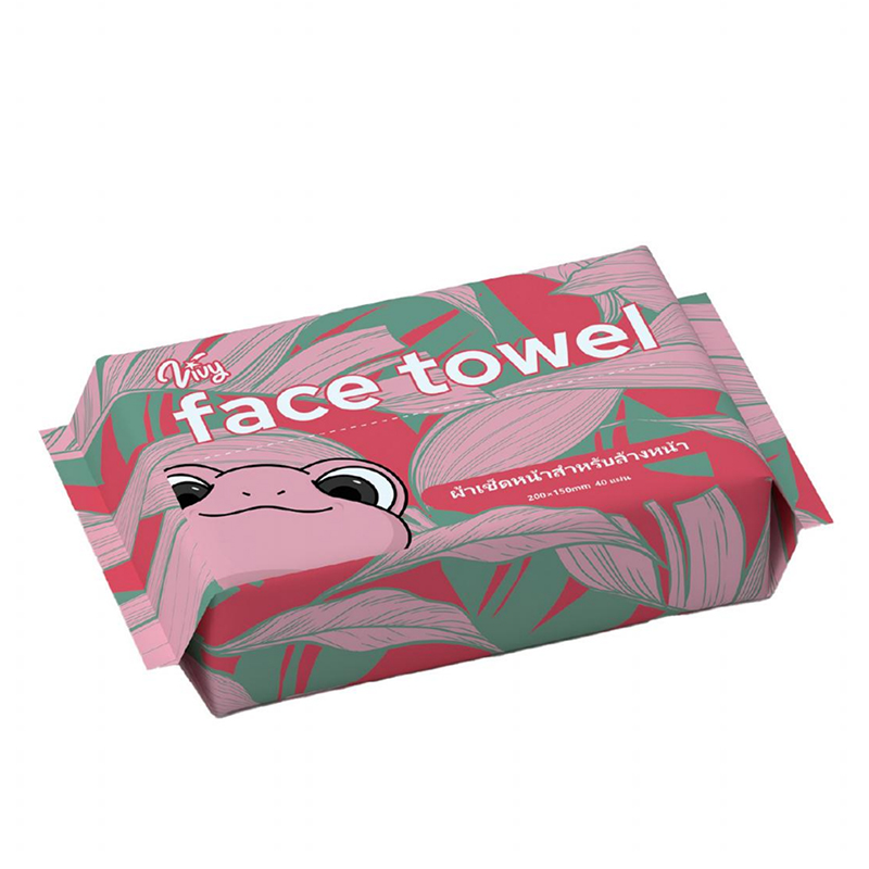Plant Fiber Disposable Facial Towels – 40 Sheets (150×200mm)