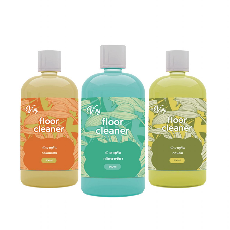 Multi-Scent Floor Cleaner – 500ml (Orange / Green Tea / Lemon)