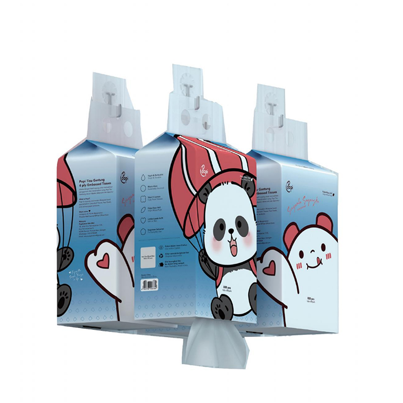 4-Ply Hanging Tissue Paper – 200 Sheets (130×175mm)