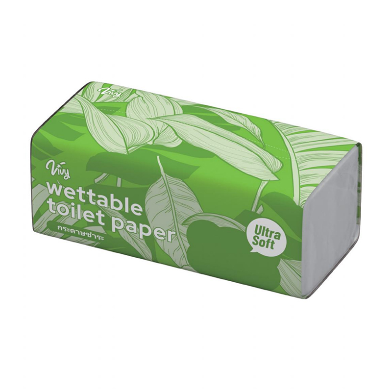 5-Ply Flushable Wettable Toilet Paper – 100 Sheets (200×185mm)