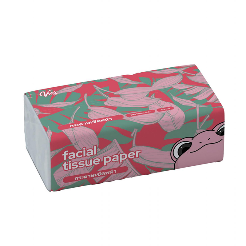 2-Ply Virgin Pulp Facial Tissue – 170 Sheets Soft Pack (193×200mm)