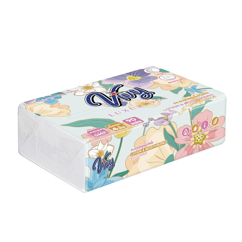4-Ply Soft Tissue Pack – 90 Sheets (130×180mm) 4-Ply Soft Tissue Pack – 90 Sheets (130×180mm)