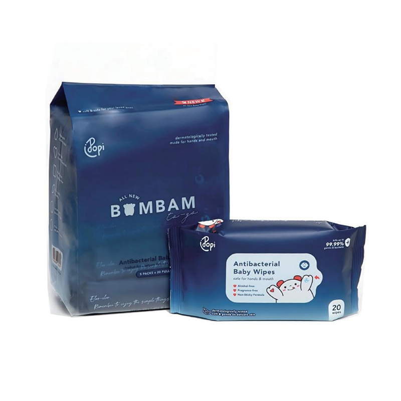 Antibacterial Disinfectant Wipes – 20 Sheets (140×180mm)